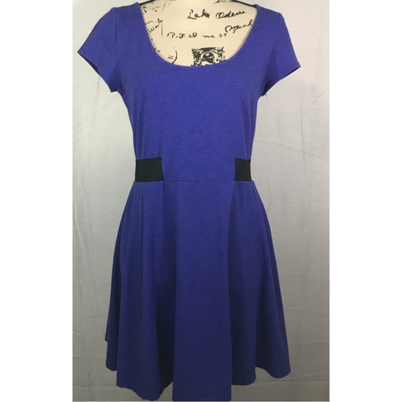 ✨3/$15 American Eagle | Purple Skater Dress - Picture 2 of 4